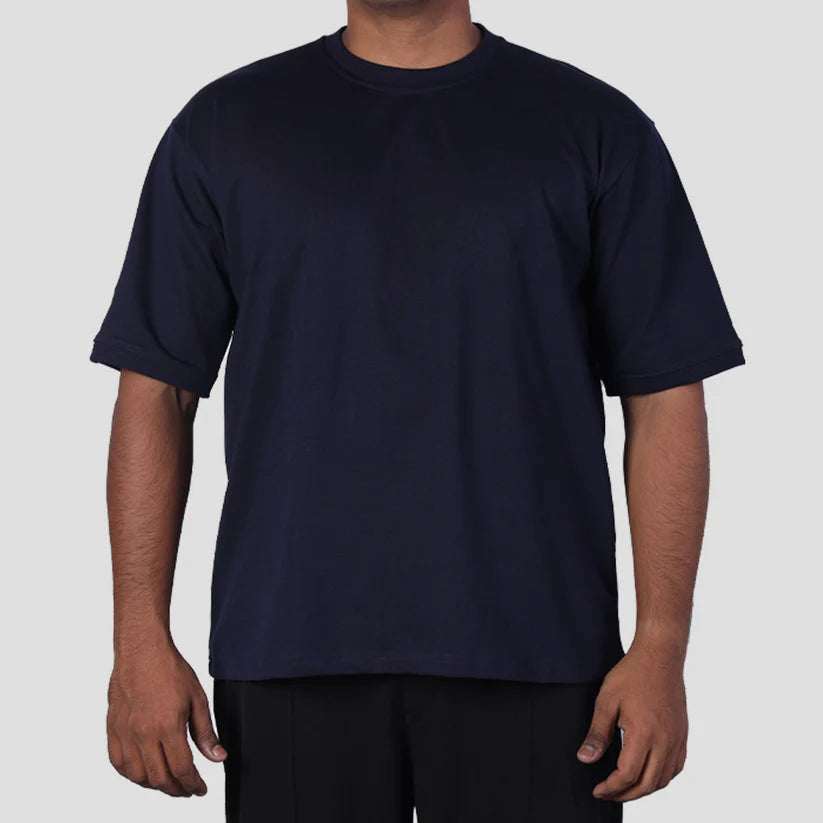 NAVY BLUE PREMIUM BASIC T-SHIRT