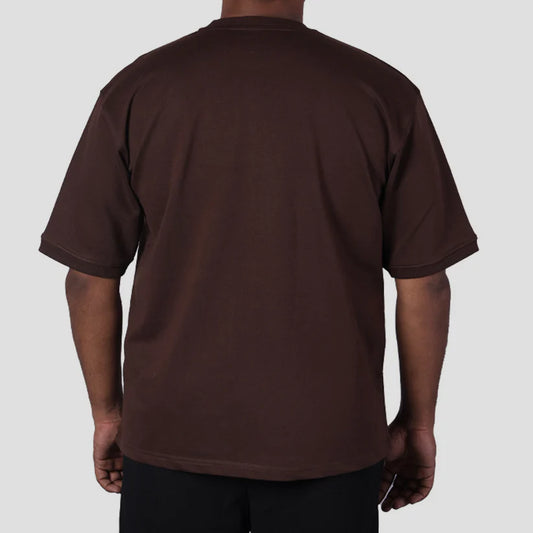 BROWN PREMIUM BASIC T-SHIRT